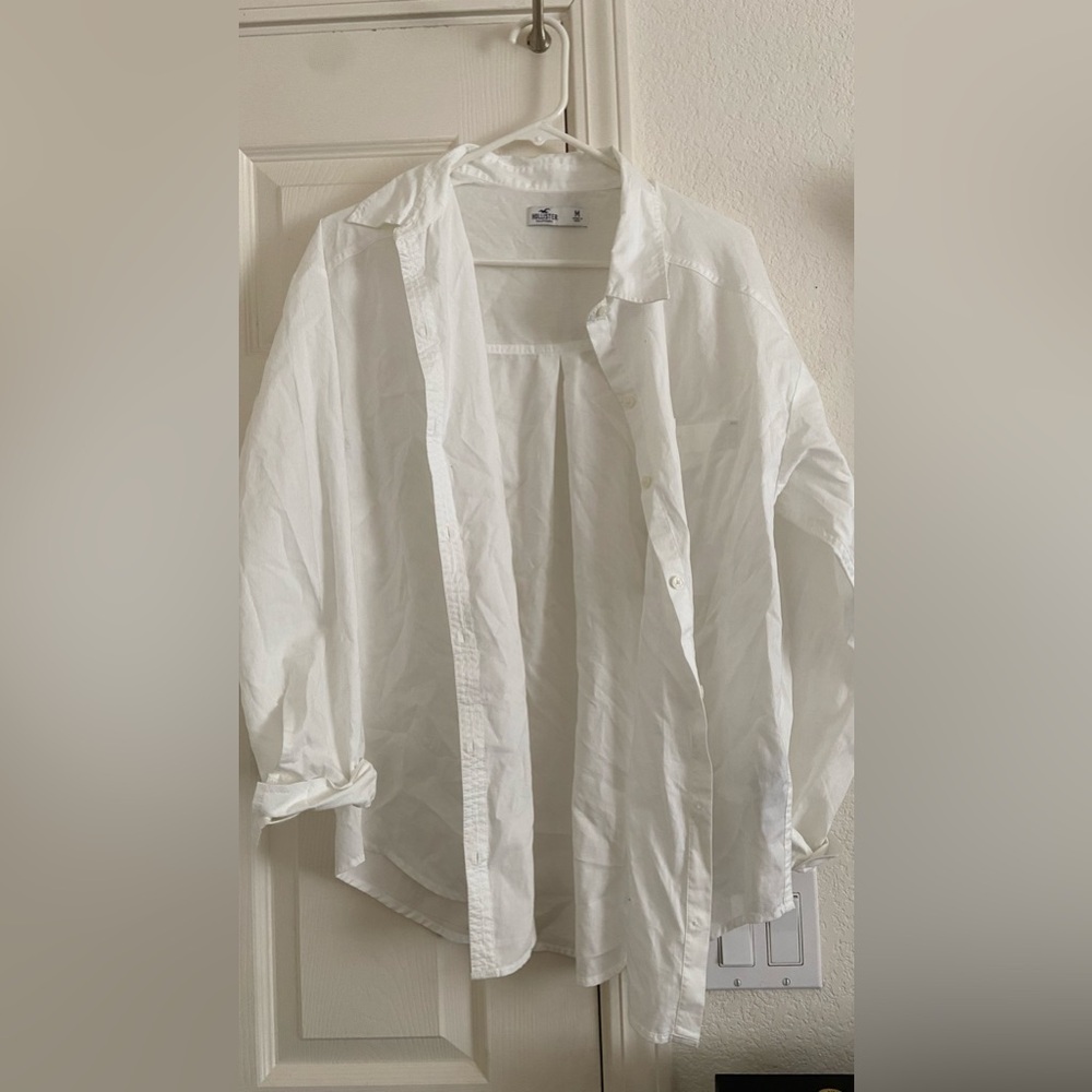 Plain White button up